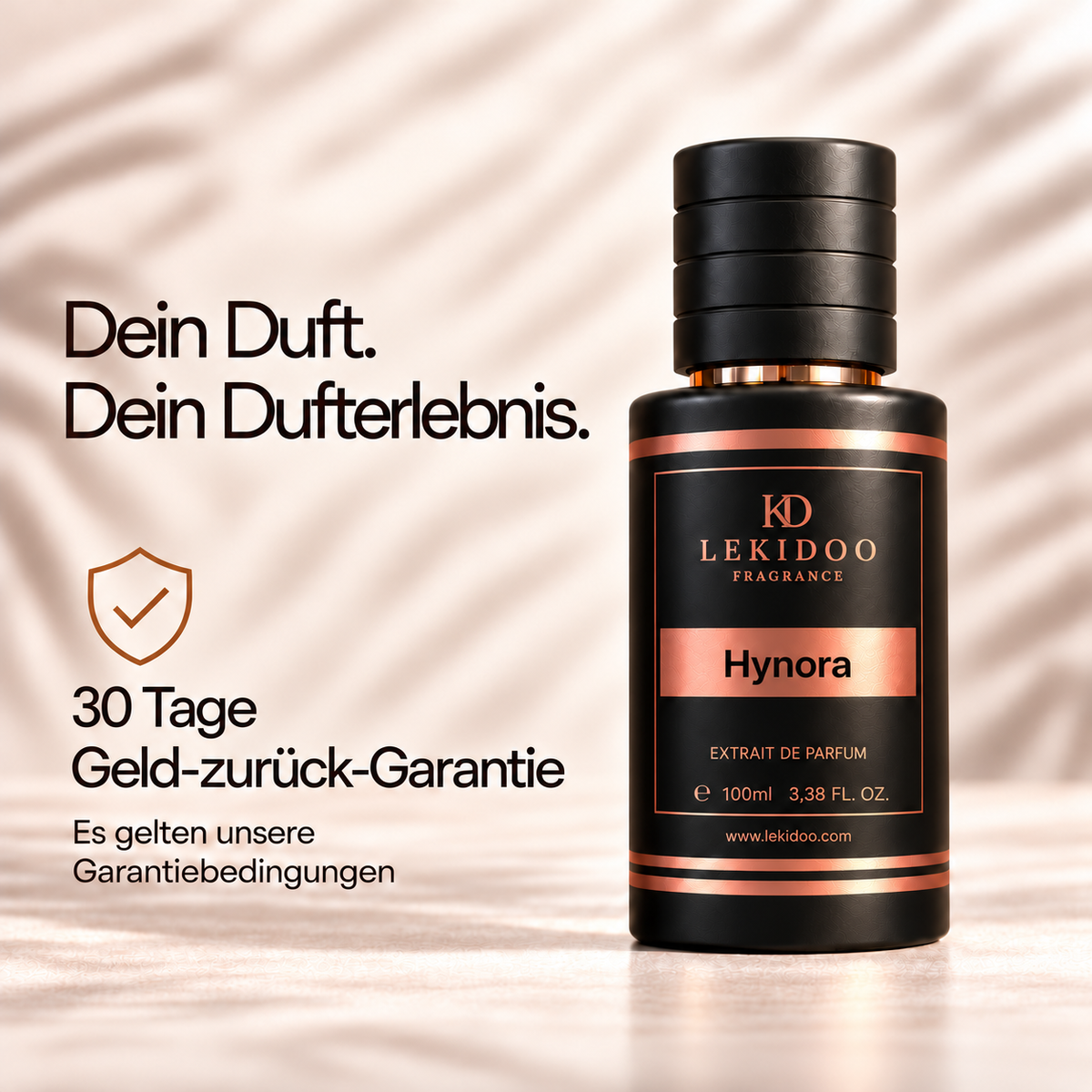Dein Duft. Dein Dufterlebnis. 30 Tage Geld-zurück-Garantie – es gelten unsere Garantiebedingungen.