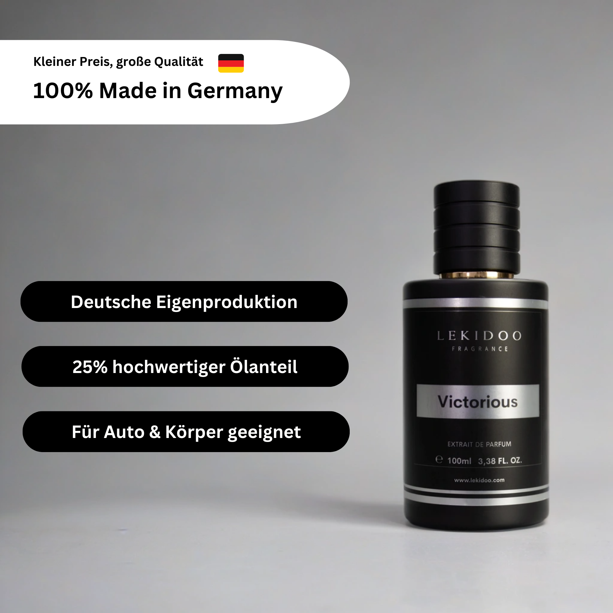Zegevierend autoparfum